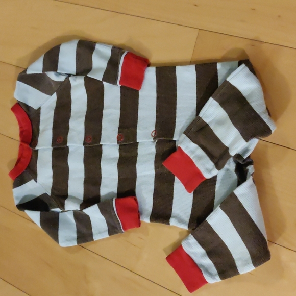 Bundle of 5 Carter's 18-month long sleeves bodysuit.  Sleep and Play. - Picture 10 of 11
